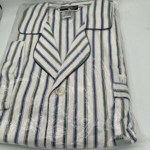 Diplomat Vintage Striped Pajama Top size XL NWT